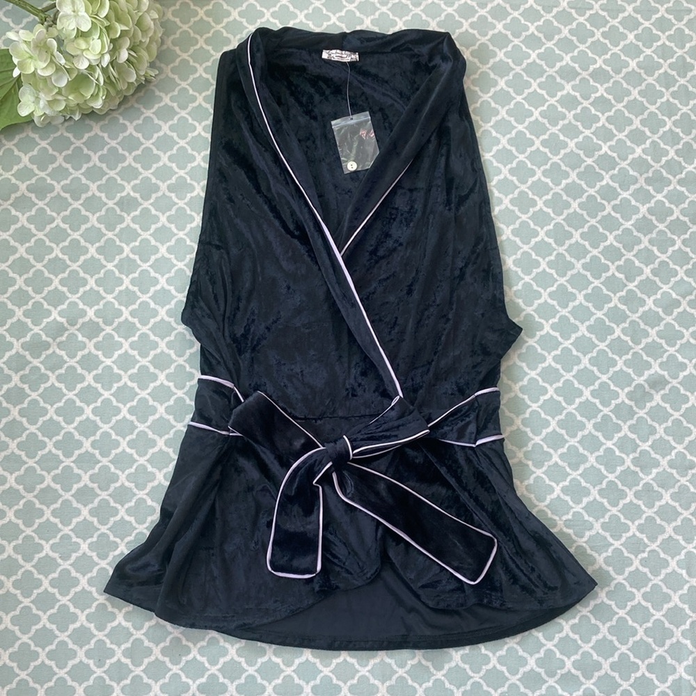 NWOT Intimately Free People Late Night Velvet Wrap XS